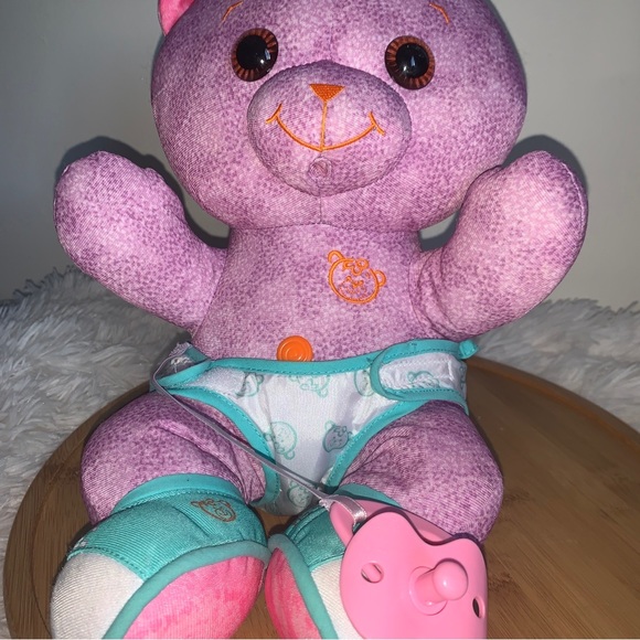 Tyco Toys Doodle Bear Plush Pink Bear - Picture 2 of 6